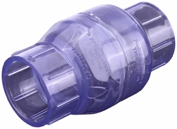 [7647165] 1 1/2 PVC CLEAR IPS SWG CKVL