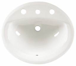 [1300605] Colony Widespread Drop-In Bathroom Sink