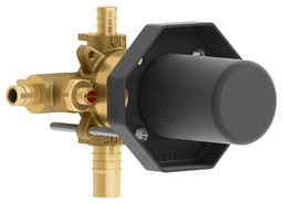 [3750250] 1/2" Pressure Balance Thermostatic Valve with Test Cap (less Cartridge) - PEX