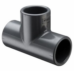 [7652525] 6 PVC TEE SOC SCH80