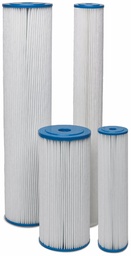 [6685246] PPC-30-10BV 4.5" x 10" 30 Micron Pleated Polyester (PPC) Reusable Filter Cartridge