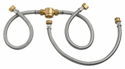 [1333390] 6" Deck Mount Tub Filler Flex Hose Kit