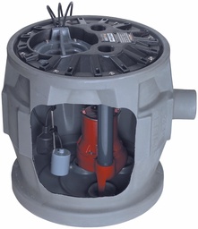 [1581200] 4/10 HP 1-Phase 115V Simplex Sewage Ejector Package