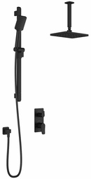 [3740658] Moroka TD2 Thermostatic Integrated Diverter Shower System Vertical Ceiling Arm