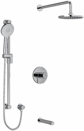 [2617055] Riu Tub & Shower Faucet Trim with Rain Showerhead