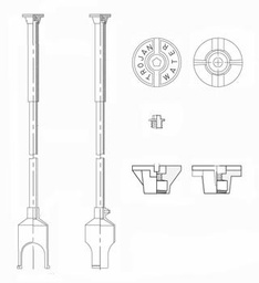 [4880855] 5.0'-7.0' S.BOX LESS ROD SSB2-07