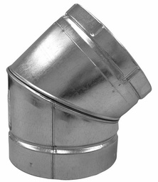 [5612130] 8" Double Wall 45 Degree Elbow