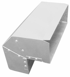 [5621775] 3-1/4" x 10" Short Way 90 Degree Wall Stack Elbow