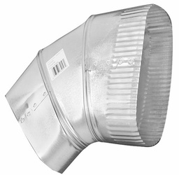 [5622180] 6" Oval (3" x 7-3/4") 45 Degree Elbow Long Way