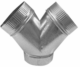 [5624510] 8" x 6" x 6" Pant Wye 28ga Small End