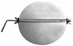 [5626040] 8" Commercial Pipe Damper 24ga