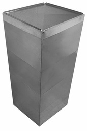 [5628112] 16-3/8" x 19-3/4" x 62" Plenum with Cap