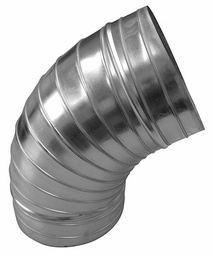 [5632000] 4" Spiral 45 Degree Elbow 1-1/2" Centerline
