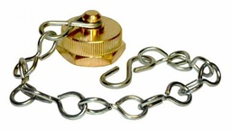 [7058195] HEX-KNURL CAP NUT W/CHAIN