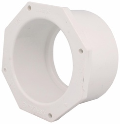 [7648290] 3 X 2-1/2  PVC  WHITE 636 BUSH