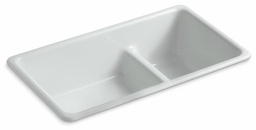 [2961015] Iron/Tones Smart Divide 33" 1.5 Bowl Dual Mount Kitchen Sink
