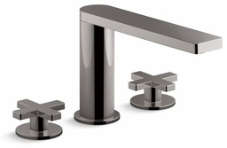 [2932360] Composed Widespread Bathroom Faucet with Cross Handles 1.2 GPM