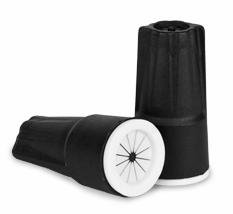 DryConn Black/White Waterproof Connectors - Outdoor/Irrigation