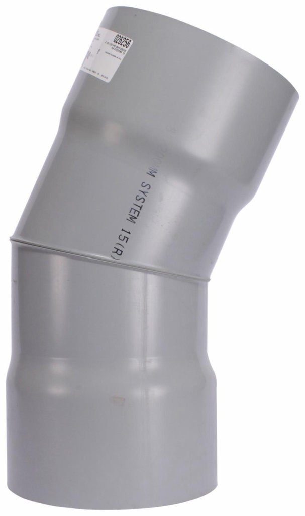8"x22 1/2D PVC DWV ELBOW HxH SYSTEM 15