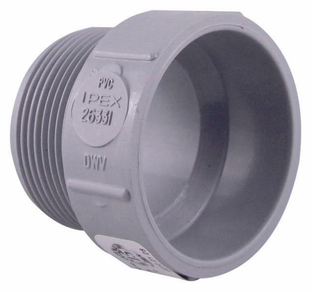 1 1/2" PVC DWV MALE ADPT HxMPT SYSTEM 15