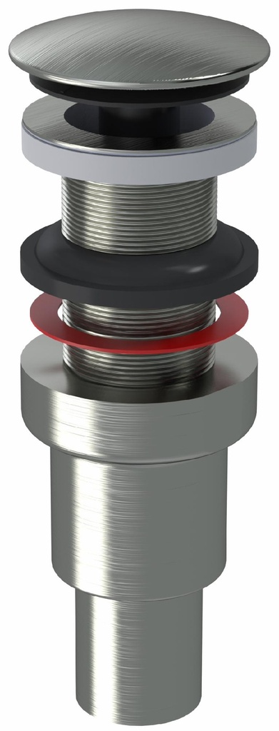 Clicker Bathroom Vessel Sink Drain less Overflow