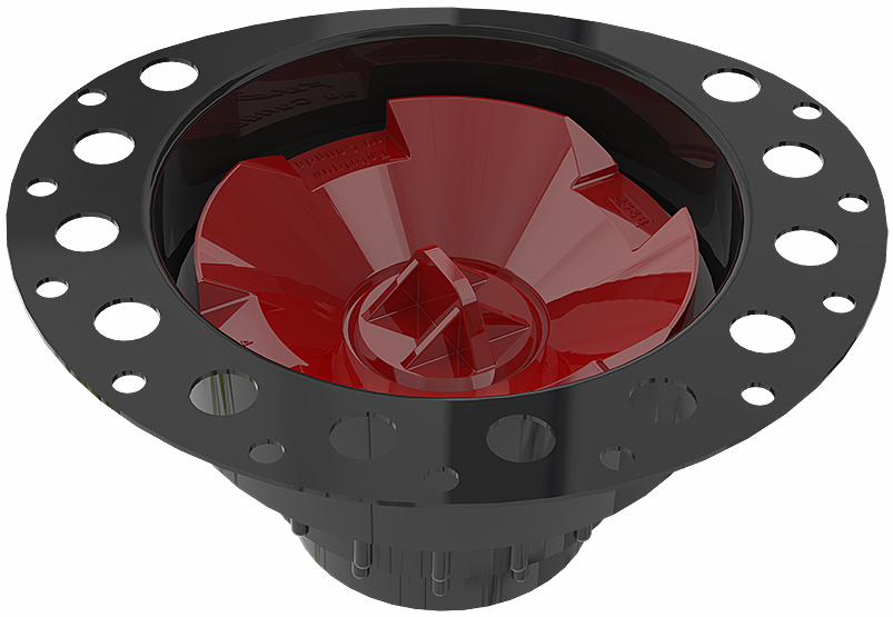 ABS Island Tub Drain Testable Rough-In for Freestanding Tub