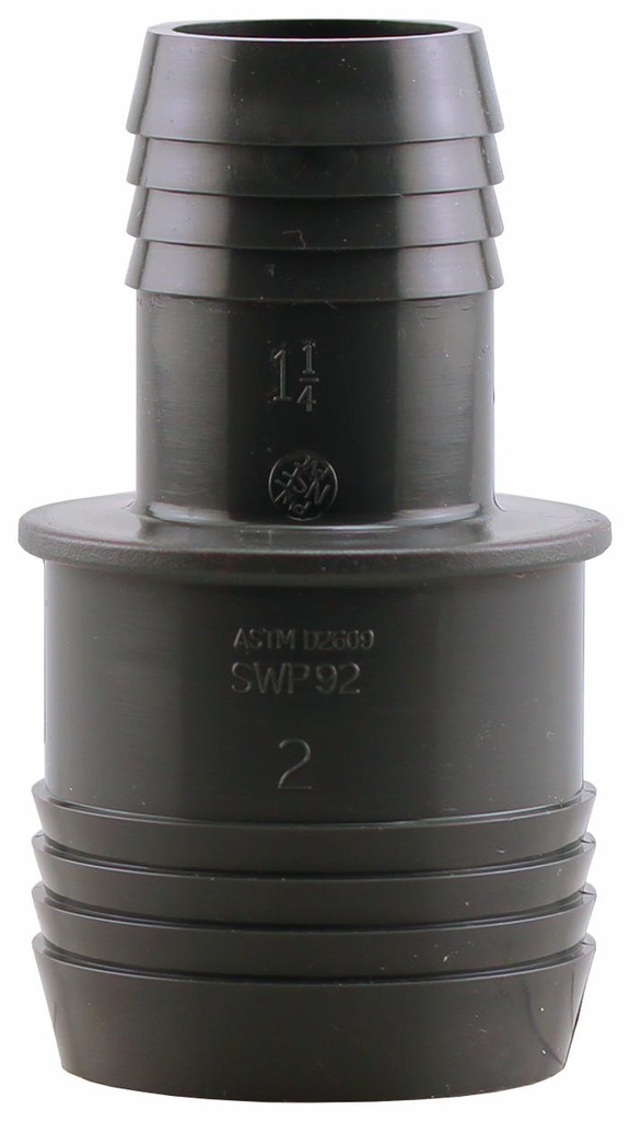 2 X 1-1/4 PXP POLY COUPLING