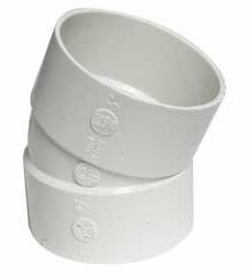 3 PVC SEWER 22-1/2 ELBOW