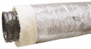 4" X 25' Flexible Insulated Duct - Silver Jacket R6