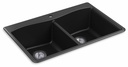 Kennon 33" 2 Bowl Dual Mount Neoroc Sink