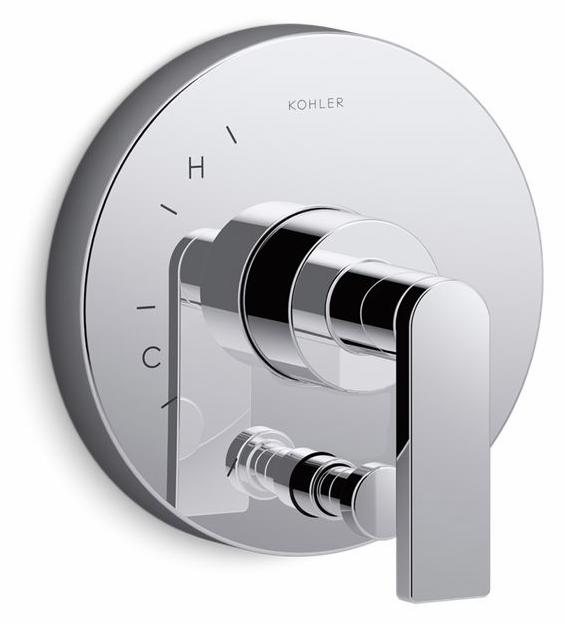 Composed Rite-Temp Pressure Balance Valve Trim with Diverter