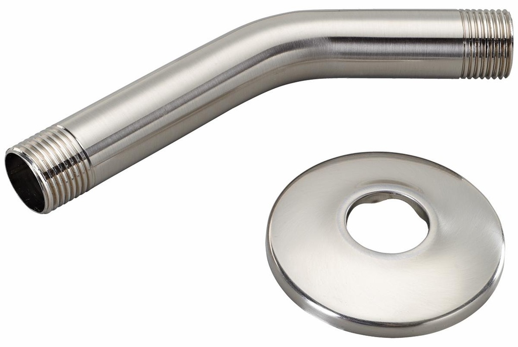 6" Brass Shower Arm and Flange