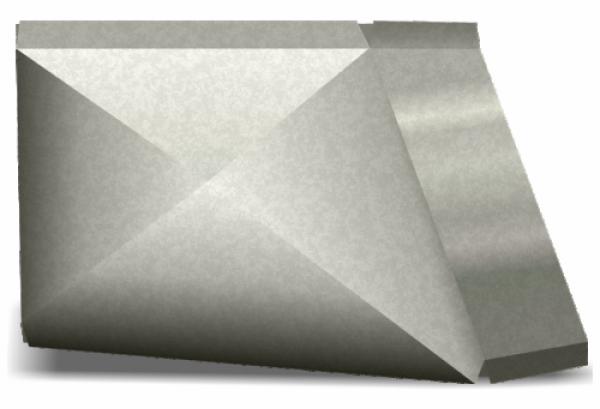 22" x 10" to 18" x 10" Duct Reducer 26ga