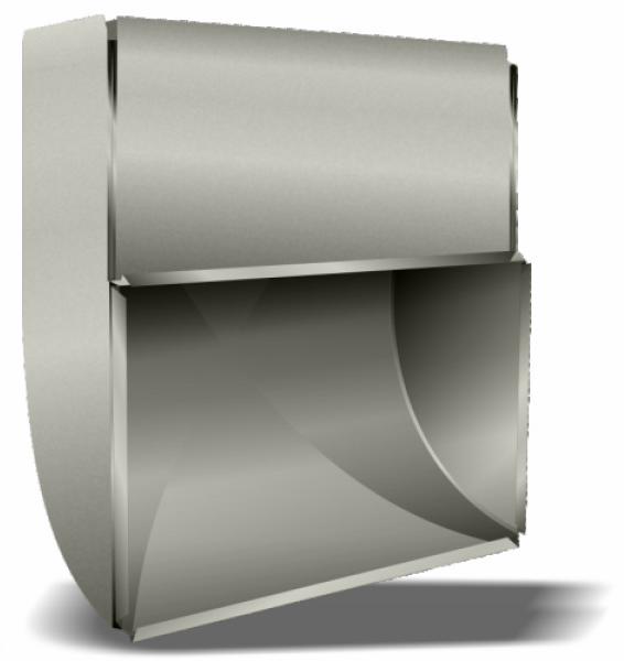 23.5" x 14" to 22" x 8" Return Air Elbow 26ga