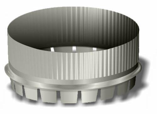 24" Tap-In Collar Small End 24ga