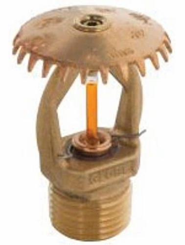 1/2" Quick Response 155F K5.6 Upright Sprinkler Head Brass with V9 Coupling FireLock V2704