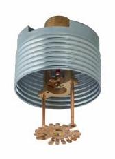 1/2" Quick Response 155F K4.9 Concealed Pendent Brass FireLock V4906