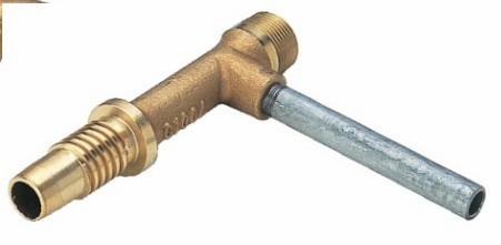 3/4" Single Lug Key w/ 3/4" MPT and 1/2" FPT outlet