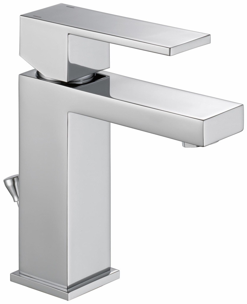 Modern Angular Single Hole Bathroom Faucet Project Pack