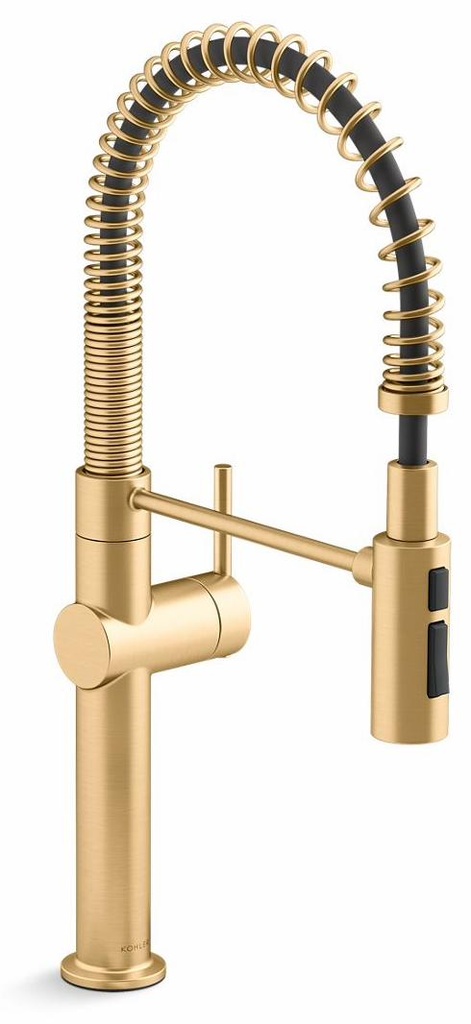 Crue Semi-Professional Kitchen Faucet with Spring Pulldown Spray