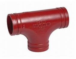 6" Grooved Tee AWWA Ductile Iron No. 20-C