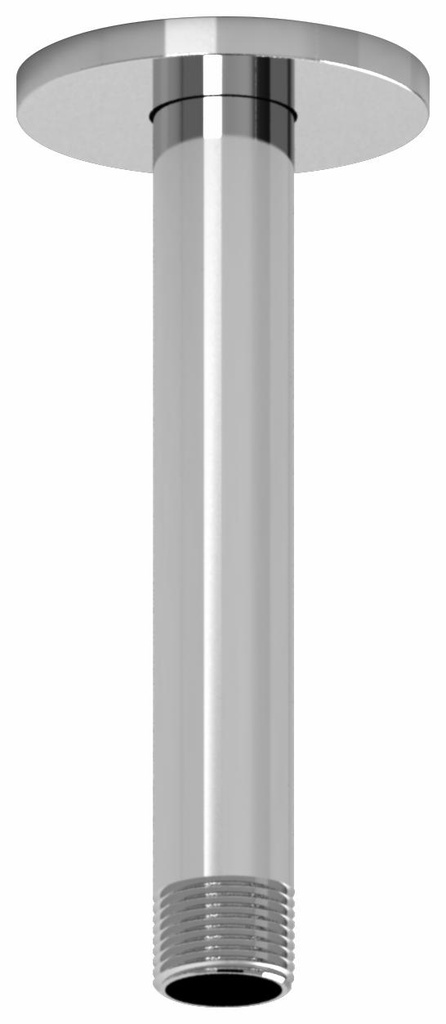 6" Ceiling Mount Shower Arm With Round Escutcheon