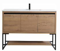 Selby 48" x 18" 2-Door Vanity with Metal Base (Cabinet Only)