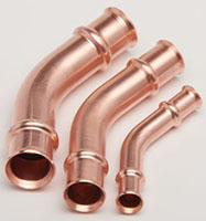 3/8" RLS Press 45 Degree Elbow