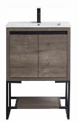 Selby 24" x 18" 2-Door Vanity with Metal Base (Cabinet Only)