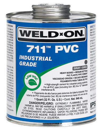 3.785L 711 CSA PVC Cement Grey