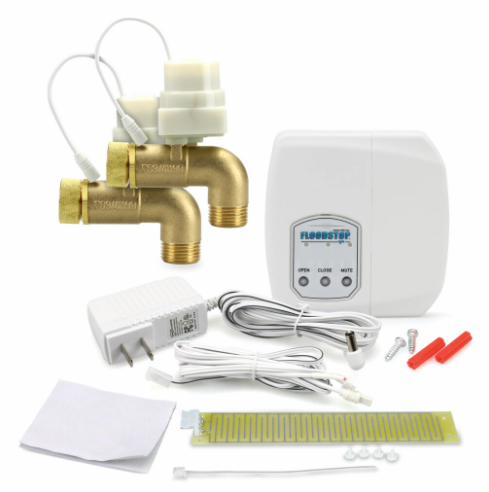 FS34H90 Washing Machine Leak Detection Kit 3/4" 90 Degree Hot & Cold Valves