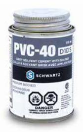 946ml D1DS PVC-40 CSA PVC Cement Grey