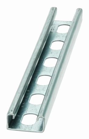 1-5/8 X 13/16 X 10' PERFORATED STRUT 14GA
