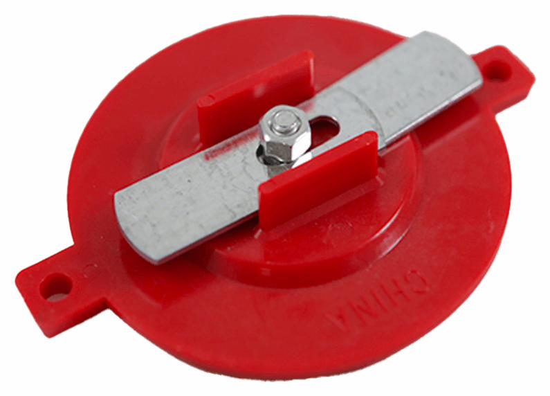2-1/2 RED PLASTIC EASY-OFF CAP